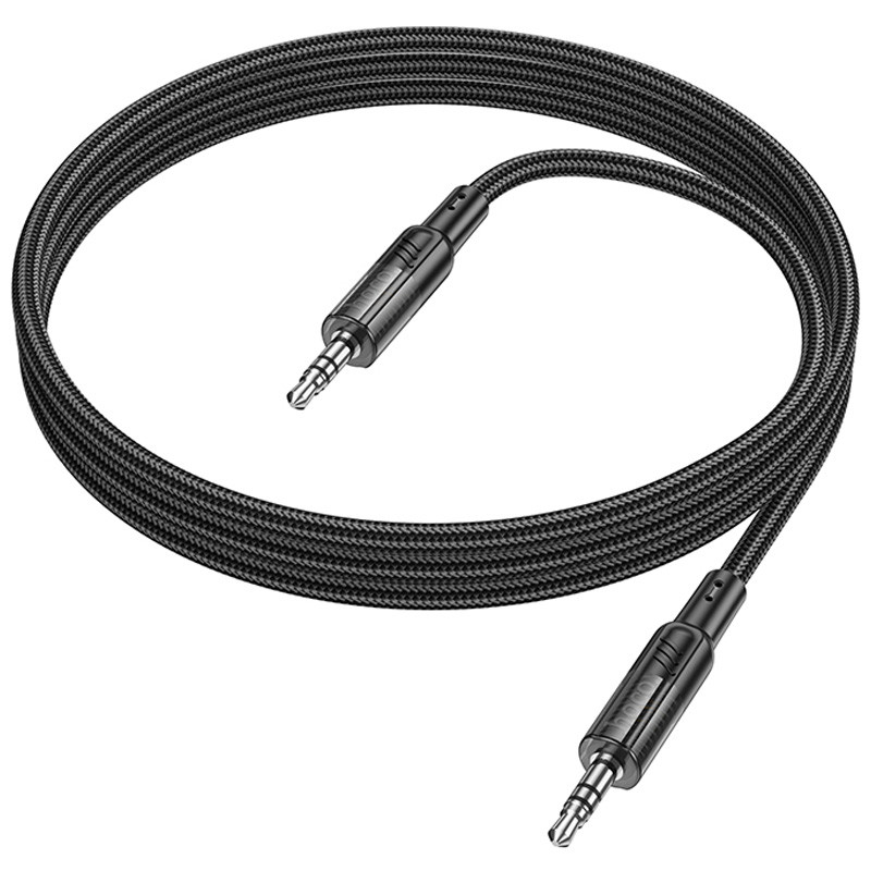 Аудіо кабель Aux Hoco UPA27 Spirit transparent (1.2m) дивитися фото №3