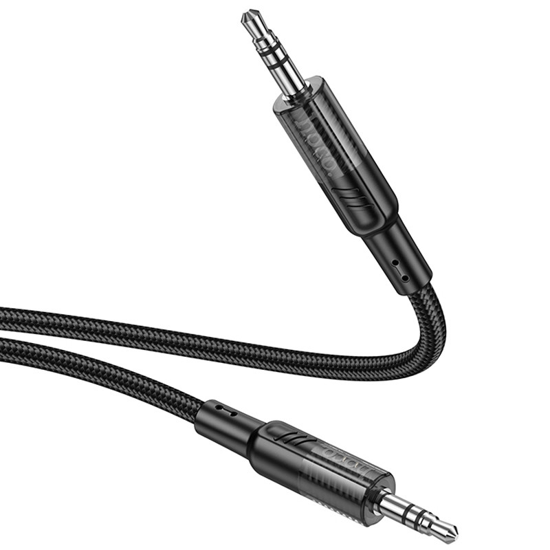 Аудіо кабель Aux Hoco UPA27 Spirit transparent (1.2m) дивитися фото №4