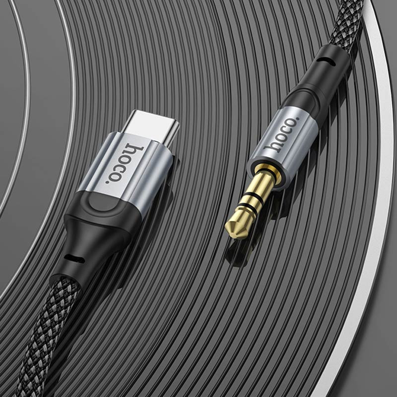 Аудіо кабель Aux Hoco UPA26 Fresh Type-C to 3.5mm (1m) дивитися фото №7