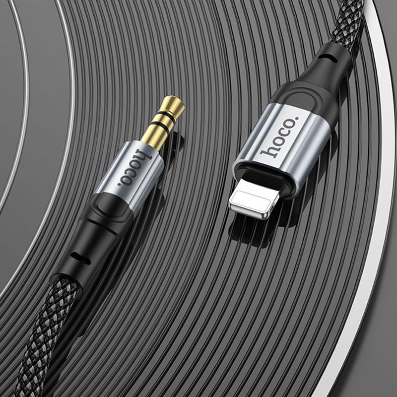 Аудіо кабель Aux Hoco UPA26 Fresh Lightning to 3.5mm (1m) дивитися фото №8