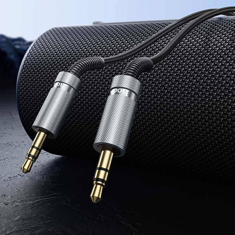 Аудіо кабель Aux Hoco UPA31 Cindy spring (3m) на малюнкі №6