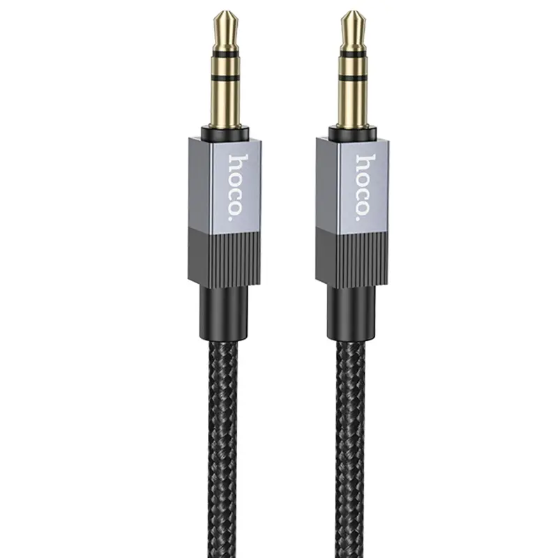 Аудио кабель Aux Hoco UPA32 Clever (1m), Black, купить оптом с доставкой
