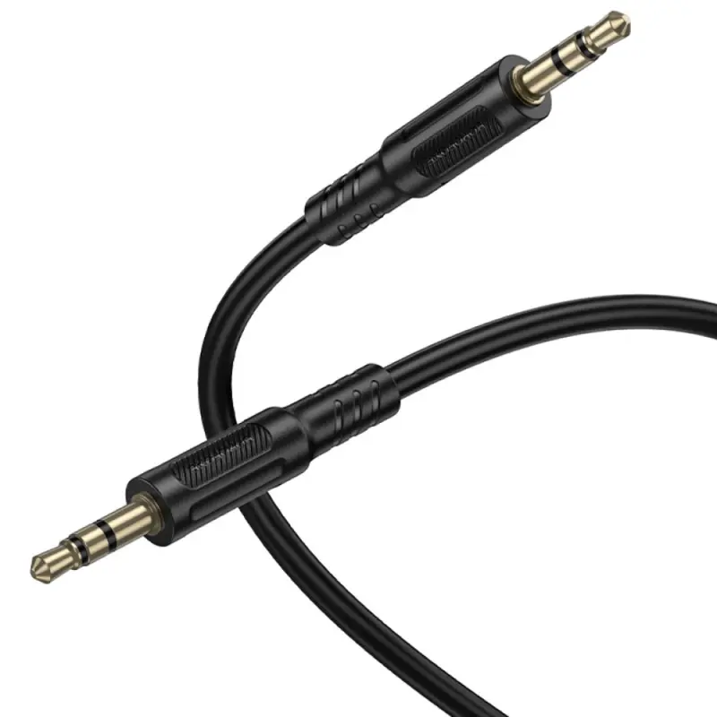 Аудио кабель Aux Borofone BL25 Nice (1m), Black 4, купить оптом с доставкой
