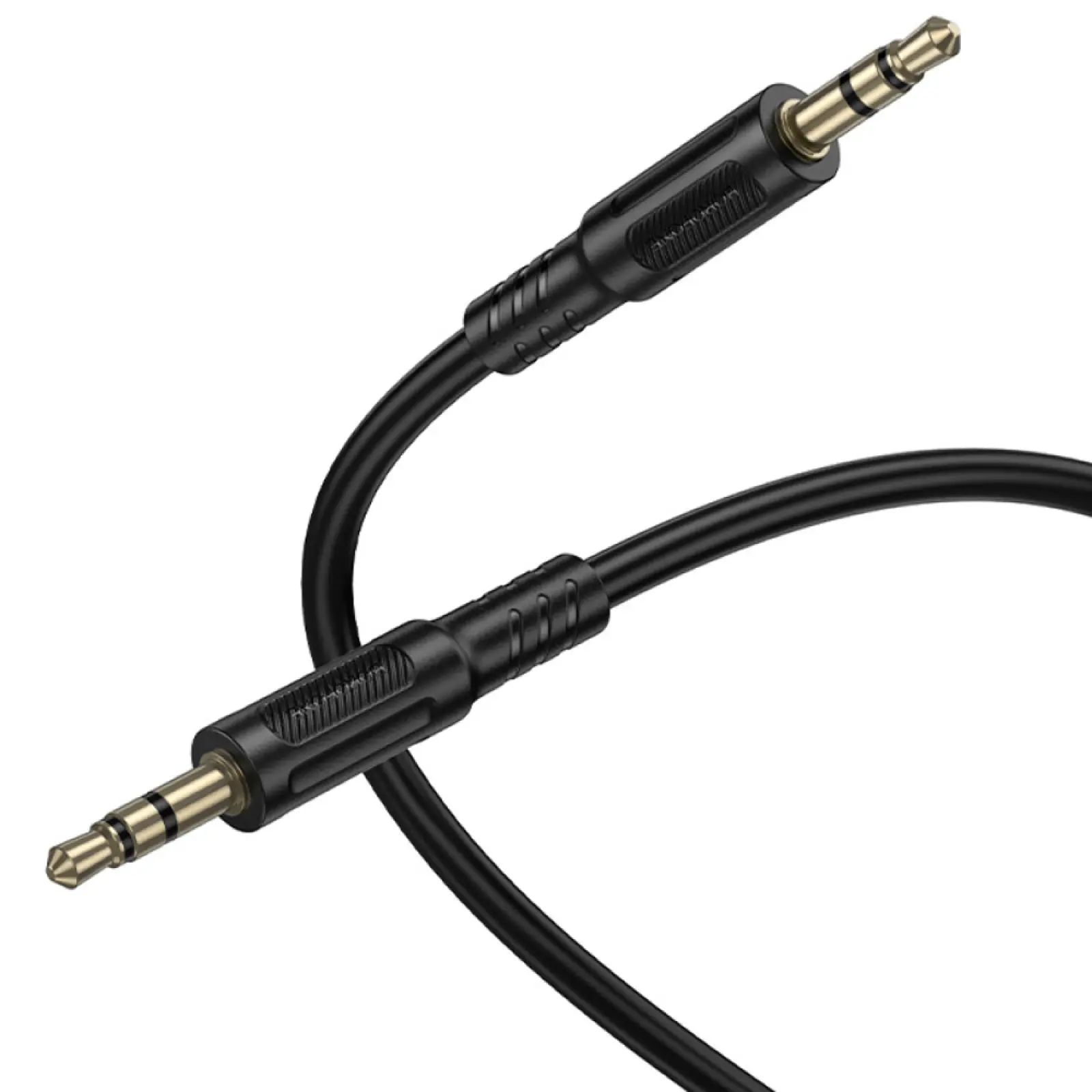 Аудио кабель Aux Borofone BL25 Nice (1m), Black 4, купить оптом с доставкой