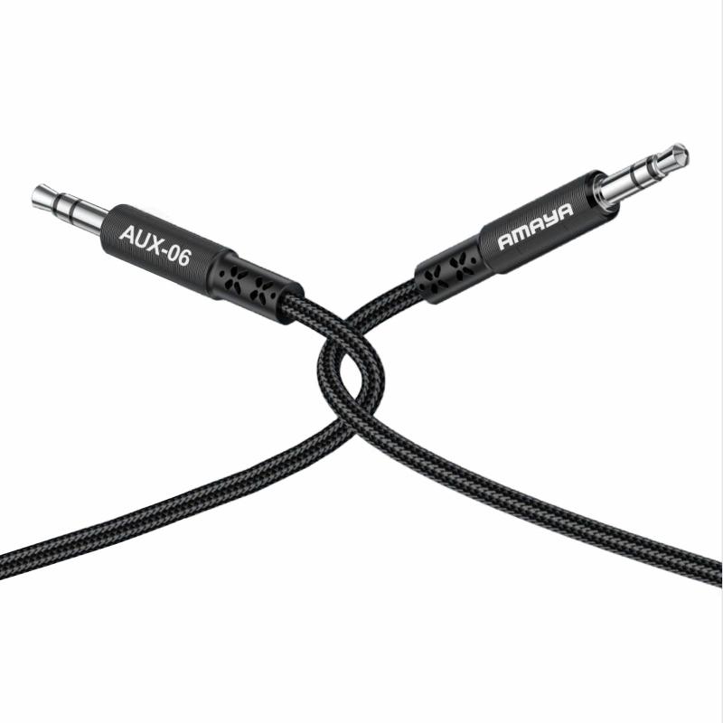 Аудіо кабель Aux Amaya AUX-06 (2m) на малюнкі №1
