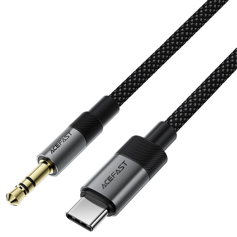 Аудіо кабель Aux Acefast J11 (Type-C to AUX 3.5mm plug) (1m) на малюнкі №3