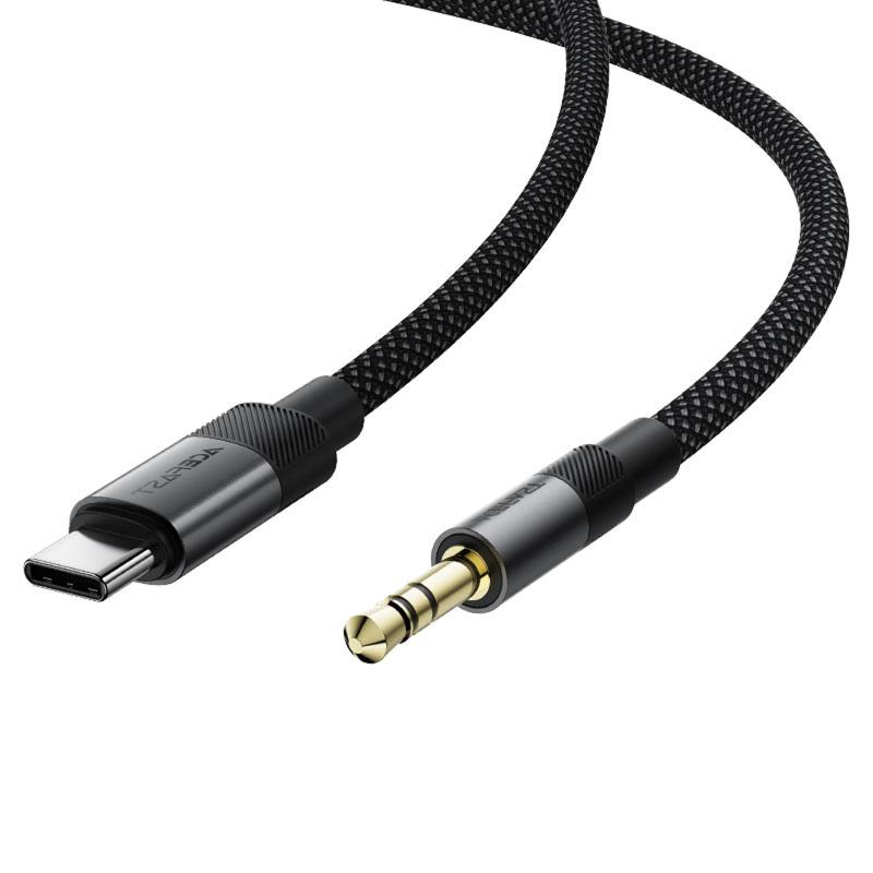 Аудіо кабель Aux Acefast J11 (Type-C to AUX 3.5mm plug) (1m) на малюнкі №4