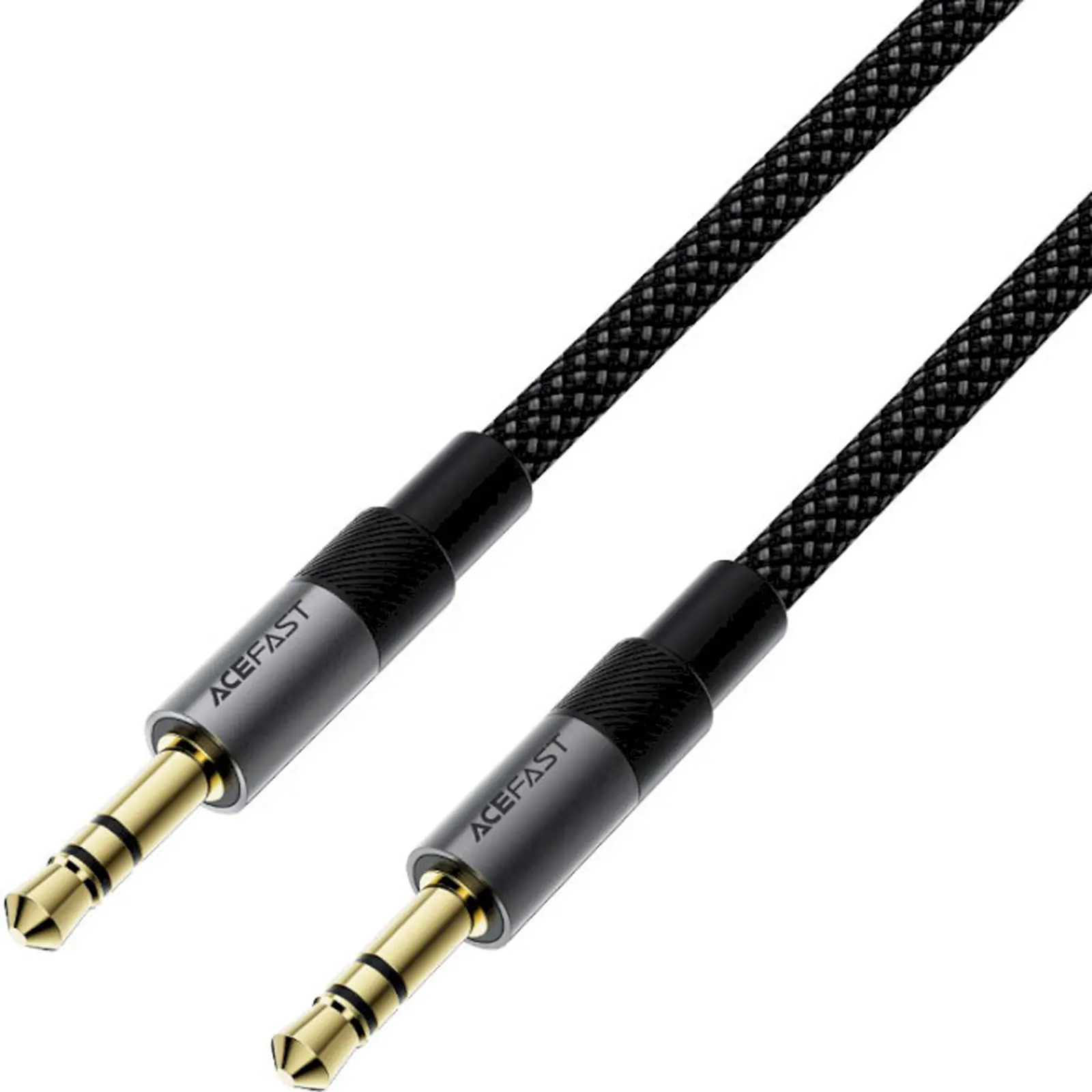 Аудіо кабель Aux Acefast J10 (1m), Black 1, купити оптом з доставкою