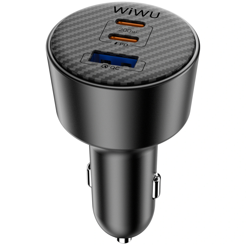 АЗП WIWU CC026 Warriors PD200W+QC3.0 (1USB-A/2C) на малюнкі №1
