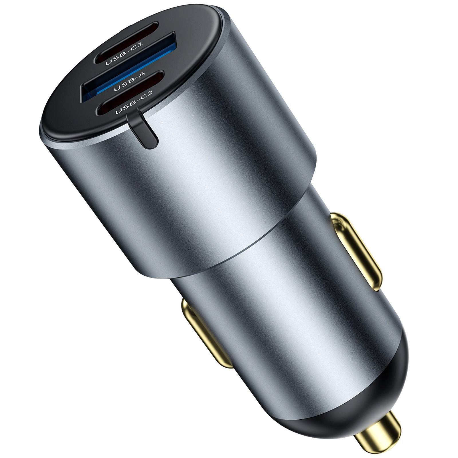 АЗУ WIWU CC032 Nano Pro PD60W+QC3.0 (1USB-A/2C), Gray 2, купить оптом с доставкой