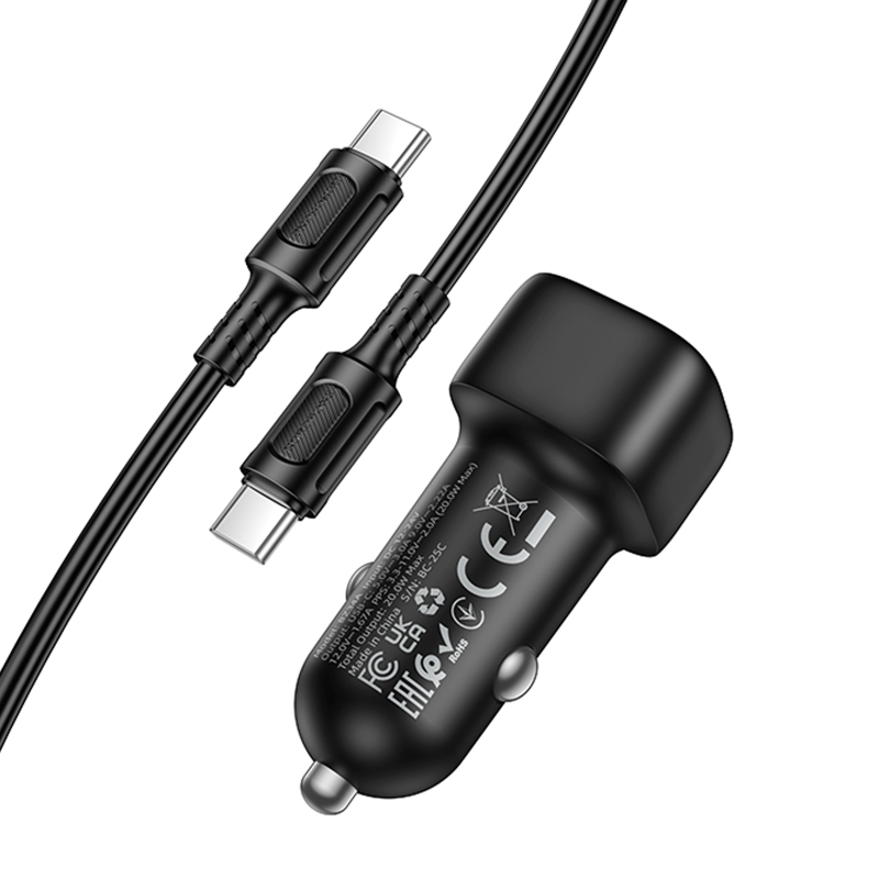 АЗП Borofone BZ34A Cloud PD20W (1USB-C) + кабель Type-C to Type-C на малюнкі №5