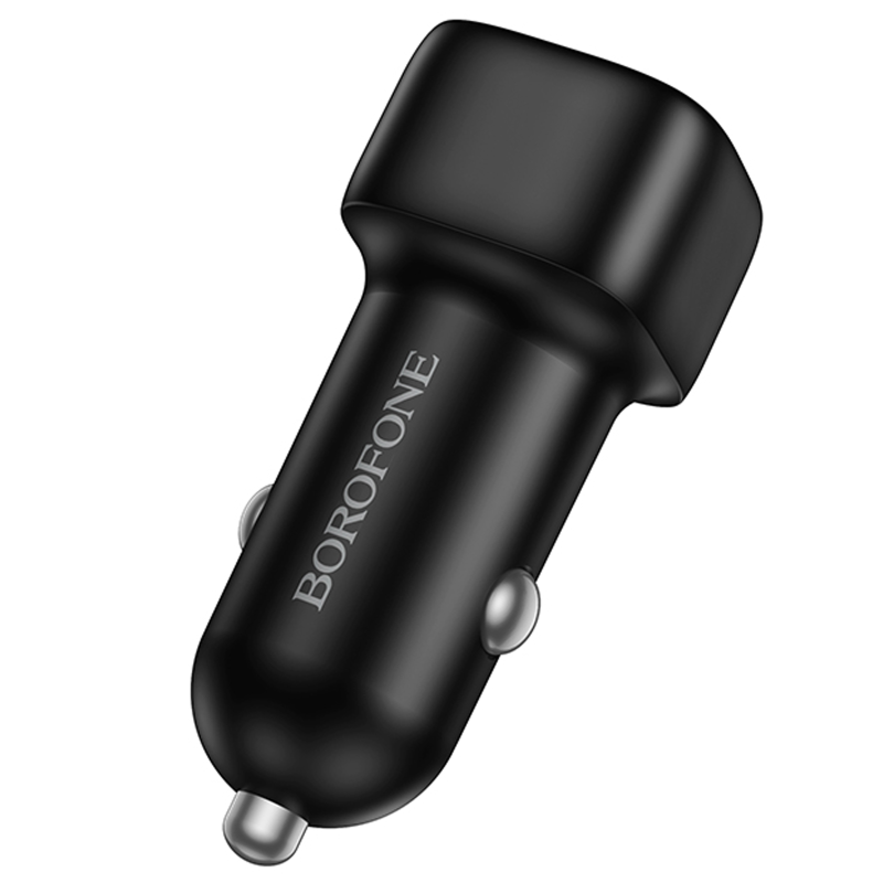 АЗП Borofone BZ34B Cloud PD20W+QC3.0 total 38W (1USB-A/1C), Black 3, купити оптом з доставкою