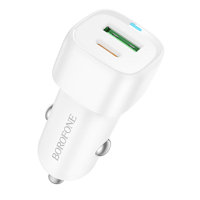 АЗП Borofone BZ34B Cloud PD20W+QC3.0 total 38W (1USB-A/1C) на малюнкі №1