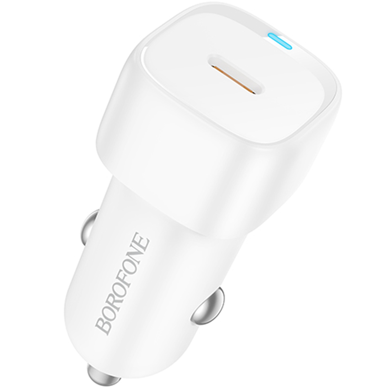 АЗП Borofone BZ34A Cloud PD20W (1USB-C), White, купити оптом з доставкою