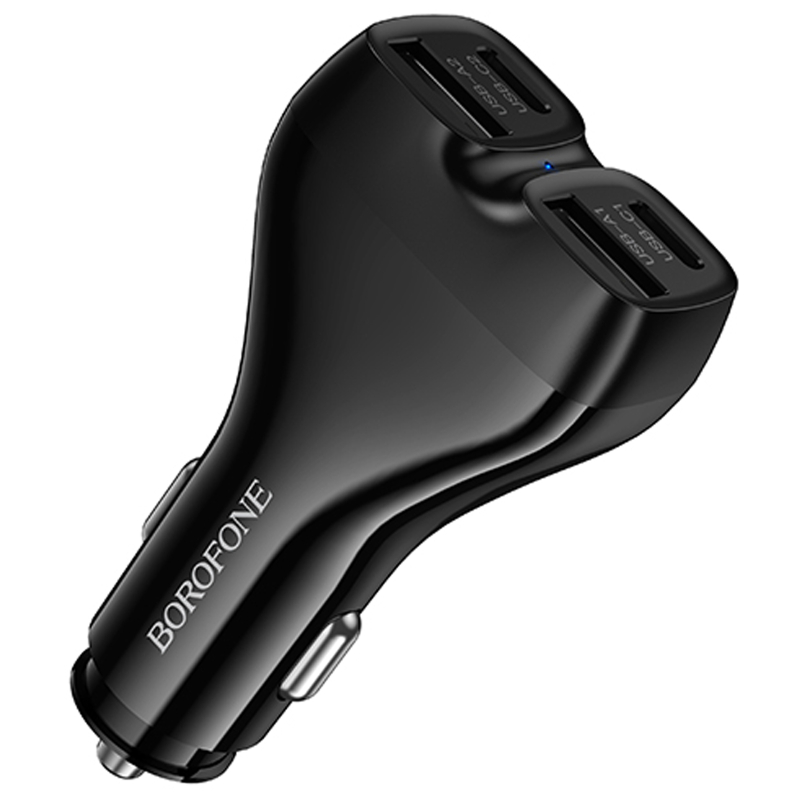 АЗП Borofone BZ35 Leader PD15W+QC3.0 total 30W (2USB-A/2C) на малюнкі №1