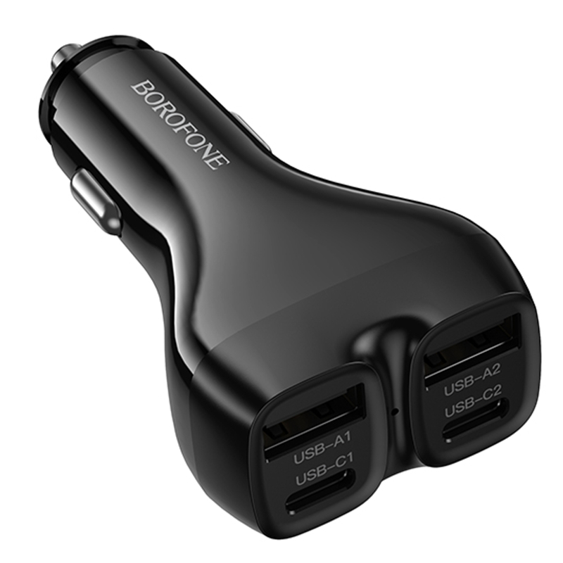 АЗП Borofone BZ35 Leader PD15W+QC3.0 total 30W (2USB-A/2C) на малюнкі №3