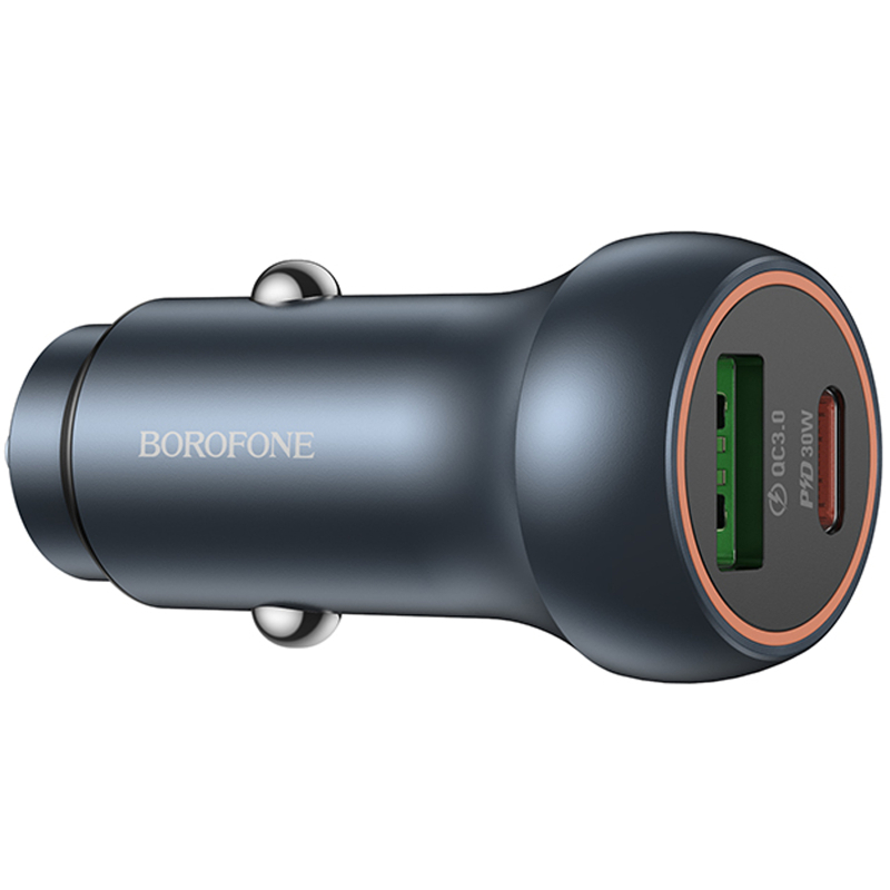 АЗП Borofone BZ32B Fresh PD30W+QC3.0 total 48W (1USB-A/1C) на малюнкі №3