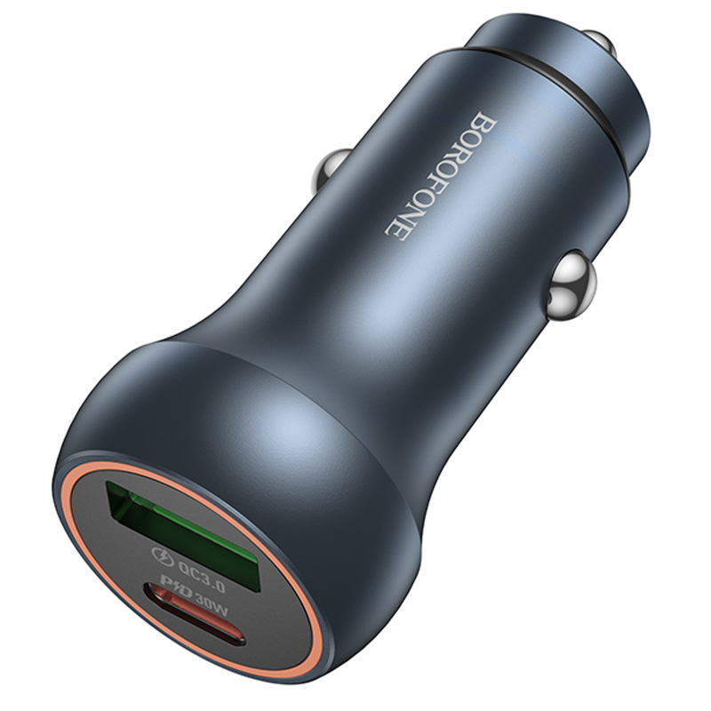 АЗП Borofone BZ32B Fresh PD30W+QC3.0 total 48W (1USB-A/1C) на малюнкі №4