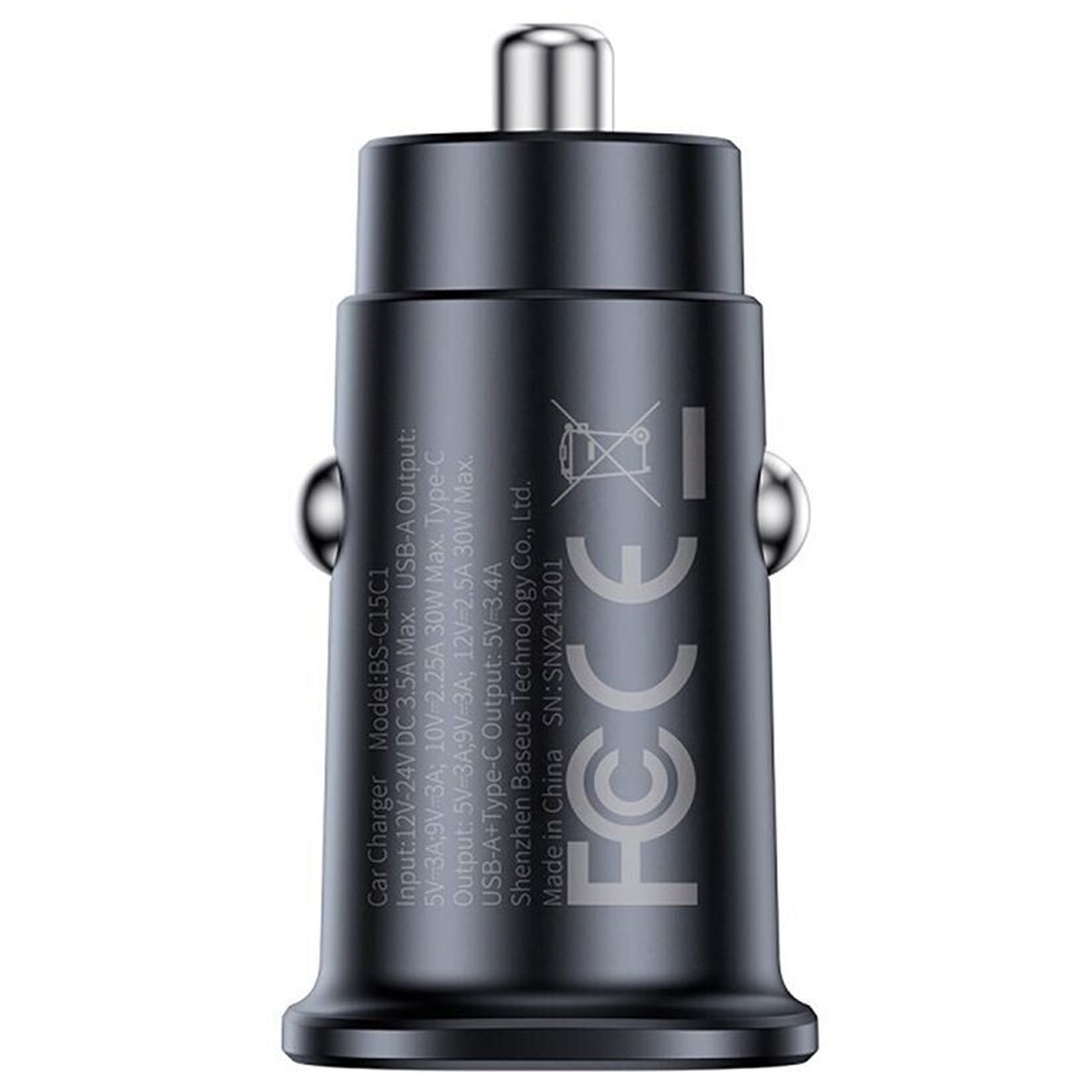 АЗП Baseus GoTrip DP1 PD30W (2USB-C) (C00072300123), Cosmic Black 2, купити оптом з доставкою