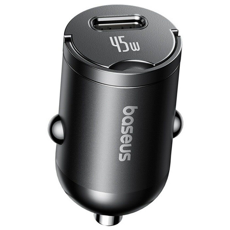 АЗП Baseus PrimeTrip VP2 PD45W (1USB-C) + кабель Type-C to Type-C (C02068), Cosmic Black 2, купити оптом з доставкою