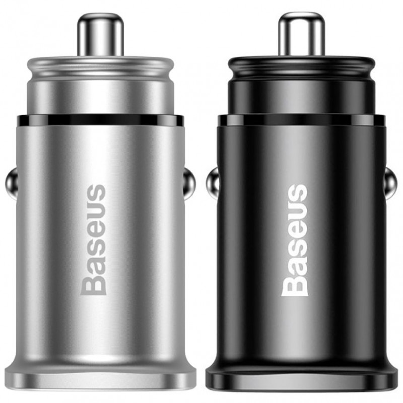 АЗП Baseus Square Metal PD 3.0 QC 4.0+ 30W USB + Type-C (CCALL-AS), купити оптом з доставкою