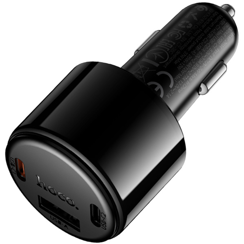 АЗУ Hoco Z69A Vivido PD37W+QC3.0 (1USB-A/2C) на картинке №3