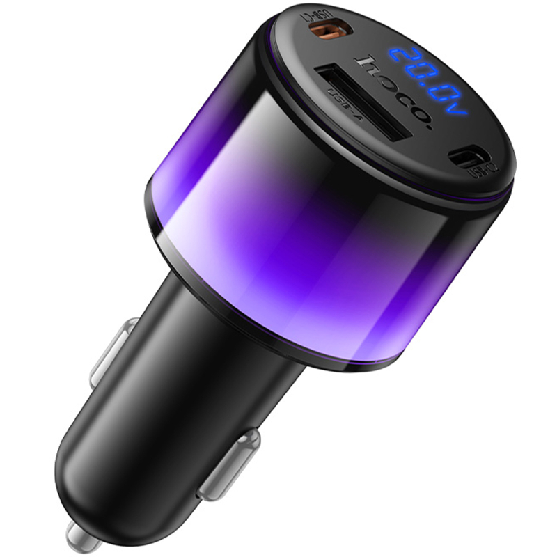 АЗУ Hoco Z69A Vivido PD37W+QC3.0 (1USB-A/2C) на картинке №4