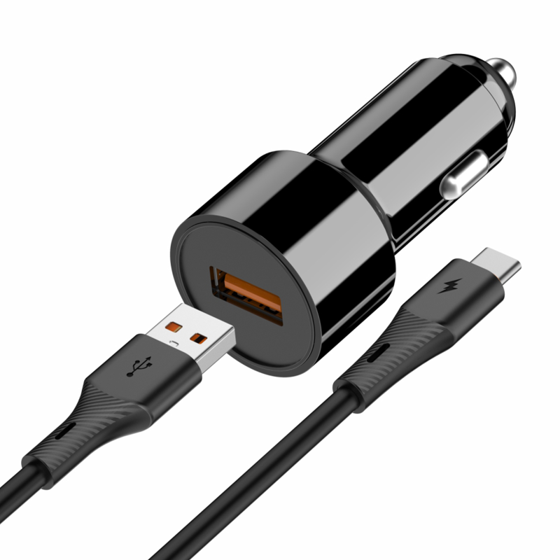 АЗУ Amaya ACC-13C QC3.0 20W (1USB-A) + кабель USB to Type-C, купить оптом с доставкой