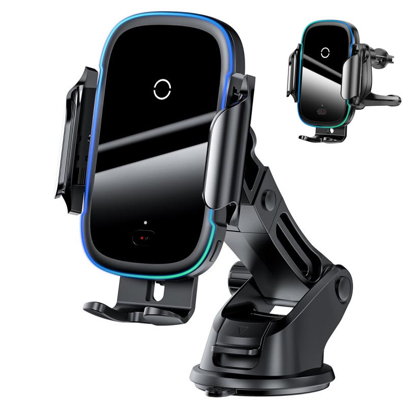 Автодержатель с БЗУ Baseus Light Electric 15W (WXHW03) смотреть фото №1