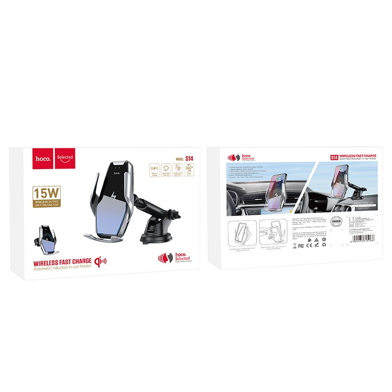 Автотримач з БЗП Hoco S14 на малюнкі №6
