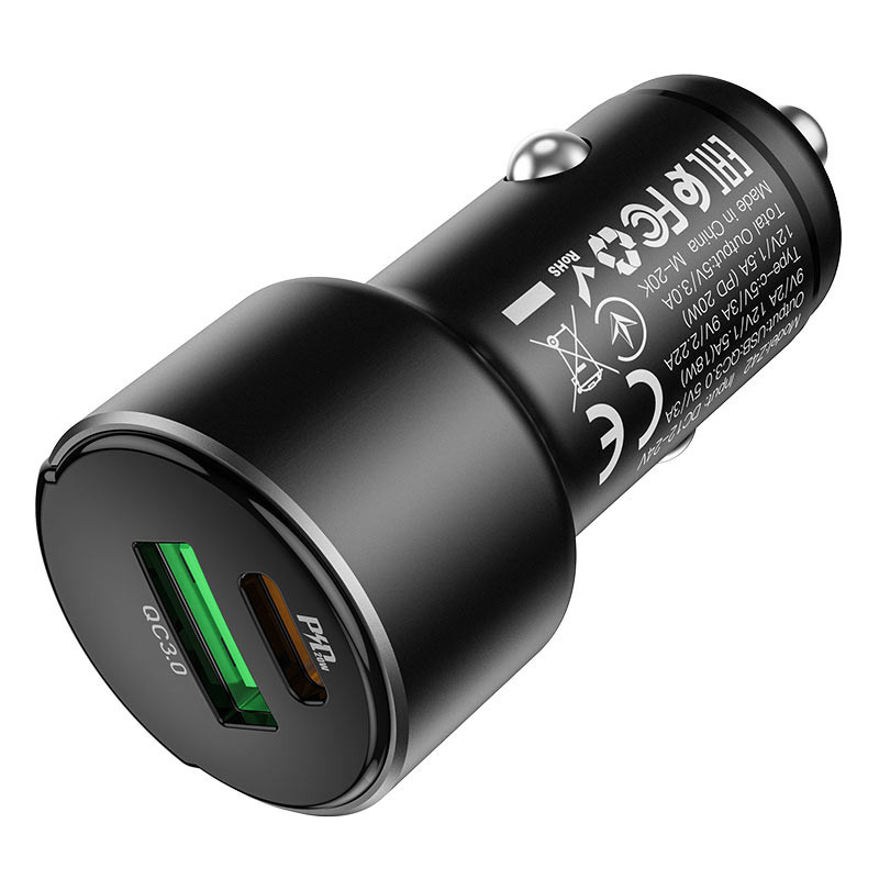 АЗП Hoco Z42 PD 20W + QC3.0 (1USB/3A) дивитися фото №2