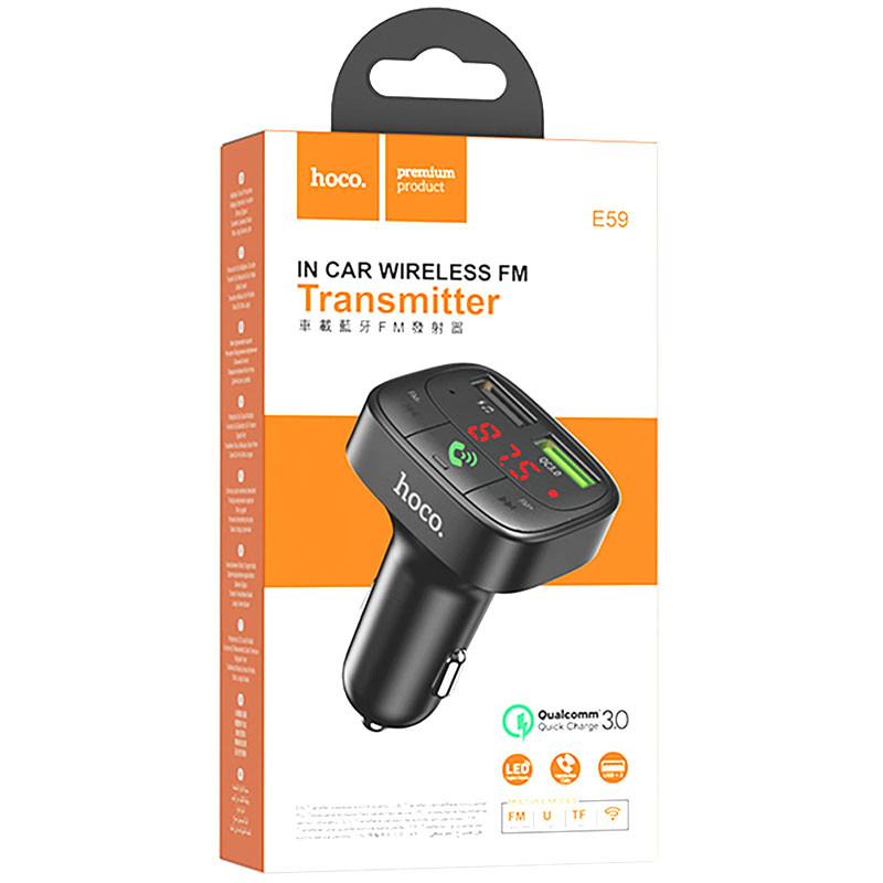 АЗУ FM модулятор HOCO E59 смотреть фото №5