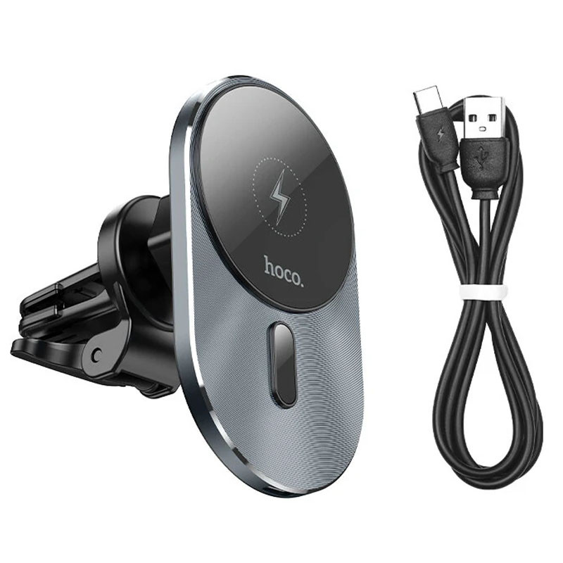 Автотримач з БЗП Hoco CA91 магнітний (PD 15W) на малюнкі №3