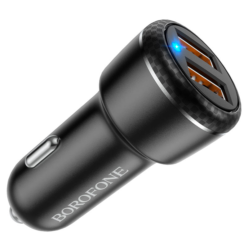 АЗУ Borofone BZ17 Core QC3.0 3A (2USB-A) + кабель USB to MicroUSB на картинке №3