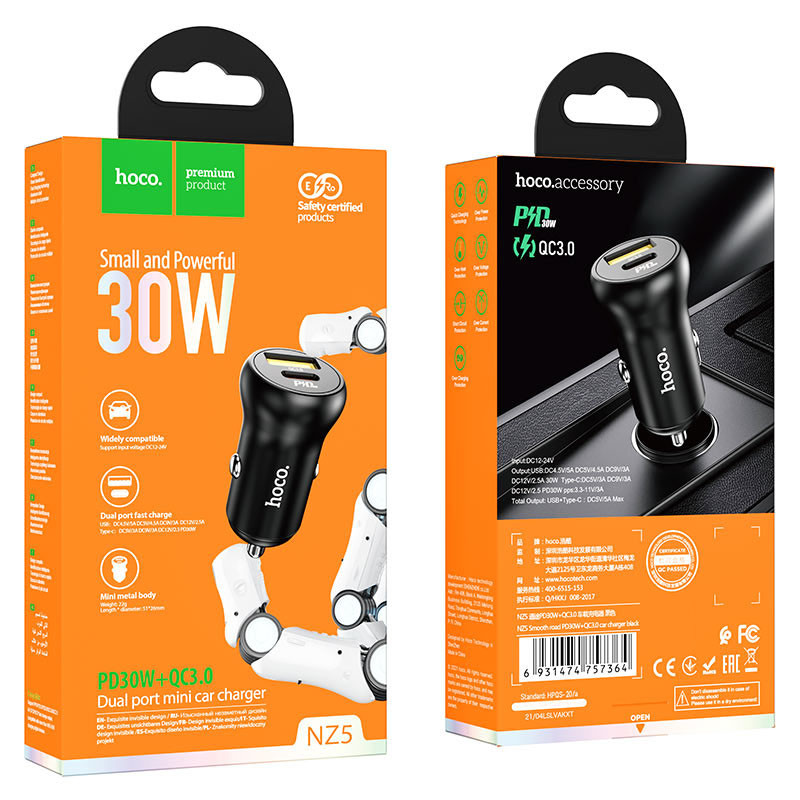 АЗП Hoco NZ5 Smooth road PD30W + QC3.0 дивитися фото №6