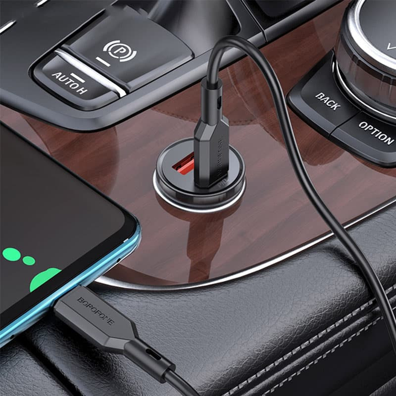 АЗП Borofone BZ18A PD20W+QC3.0 + Type-C to Type-C дивитися фото №3