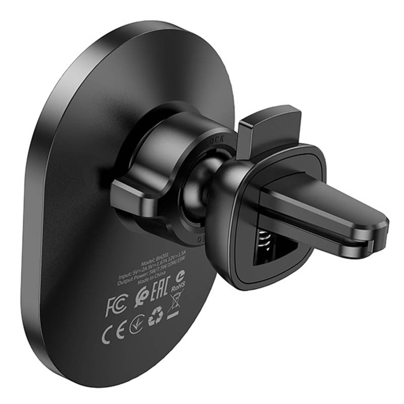 Автодержатель с БЗУ Borofone BH201 на картинке №2