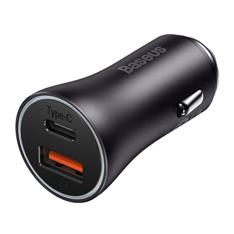 АЗП Baseus Golden Contactor Max Dual USB+Type-C 60W (CGJM0001) дивитися фото №3