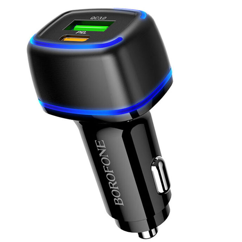 АЗП Borofone BZ14A PD20W+QC3.0 (1Type-C/1USB/3A) Зображення №2 АЗП Borofone BZ14A PD20W+QC3.0 (1Type-C/1USB/3A) дивитися фото №2