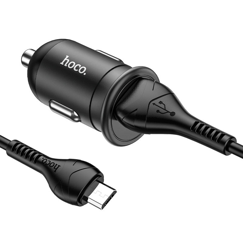 АЗУ Hoco Z43 Mighty QC3.0 18W (1USB-A) + кабель USB to MicroUSB на картинке №3