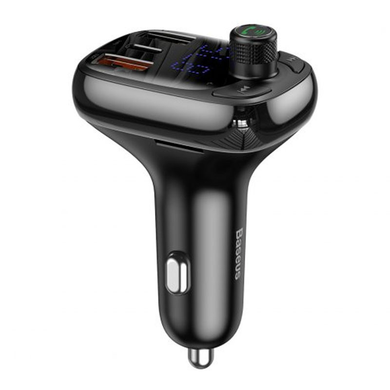 АЗУ FM модулятор Baseus S-13 36W (2USB-A/1C) (CCMT000101), купить оптом с доставкой