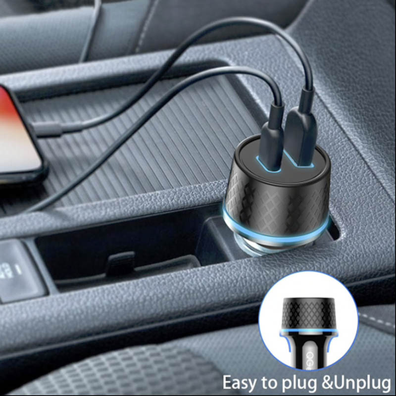 АЗП Borofone BZ21 Brilliant 48W PD30W+QC3.0 (1Type-C/1USB) + Type-C to Type-C дивитися фото №3