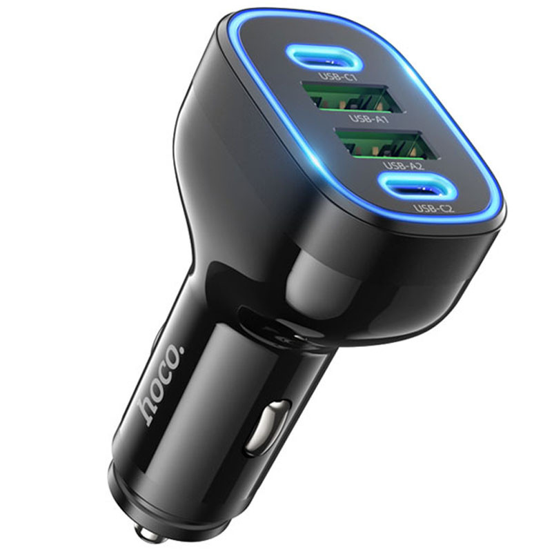 АЗП Hoco NZ11 Guide PD72W (2Type-C/2USB) дивитися фото №1