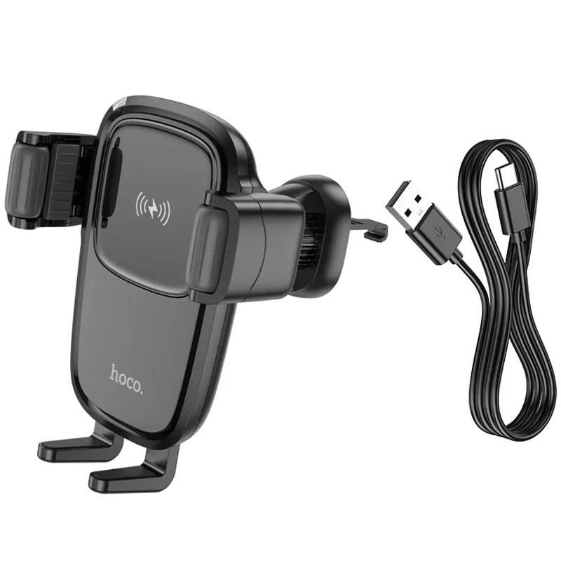 Автодержатель с БЗУ Hoco HW1 Pro смотреть фото №4
