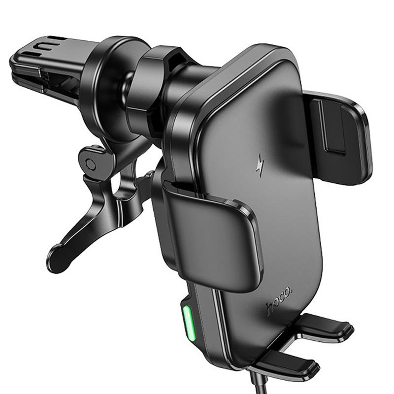 Автодержатель с БЗУ Hoco HW10 Jenny three-axis linkage (air outlet) смотреть фото №2