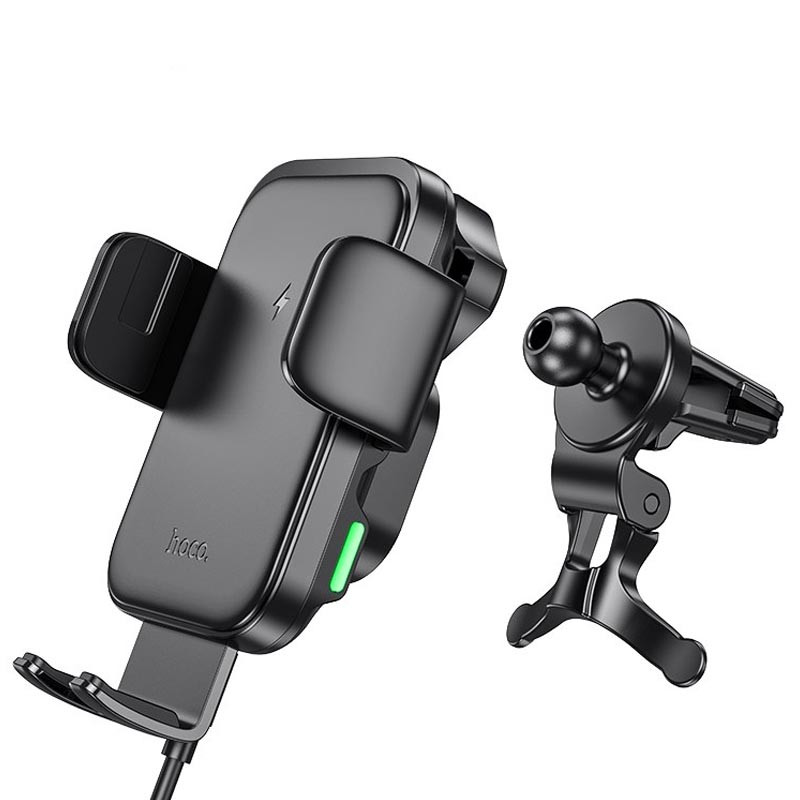 Автодержатель с БЗУ Hoco HW10 Jenny three-axis linkage (air outlet) смотреть фото №3