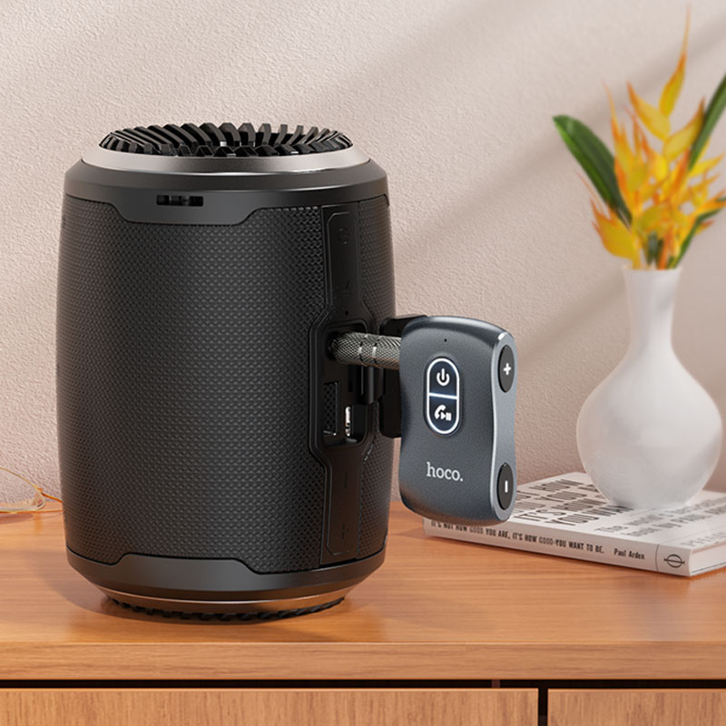 Bluetooth аудіо ресивер Hoco E73 Tour Car на малюнкі №8