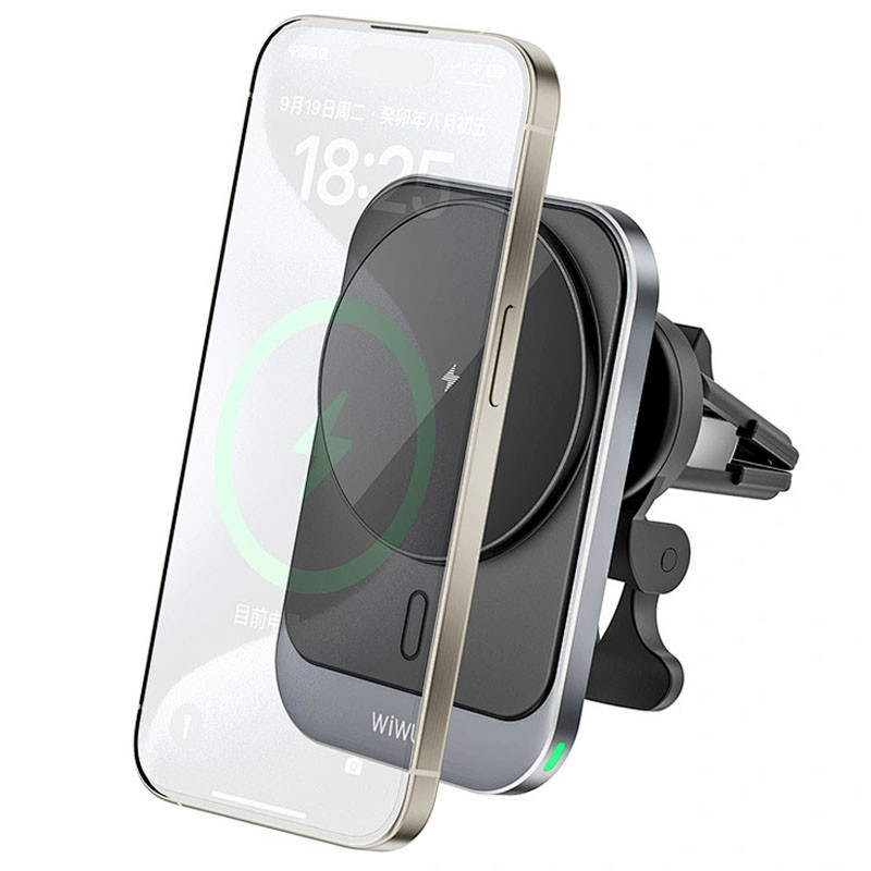 Автодержатель с БЗУ WIWU CH-314 смотреть фото №1