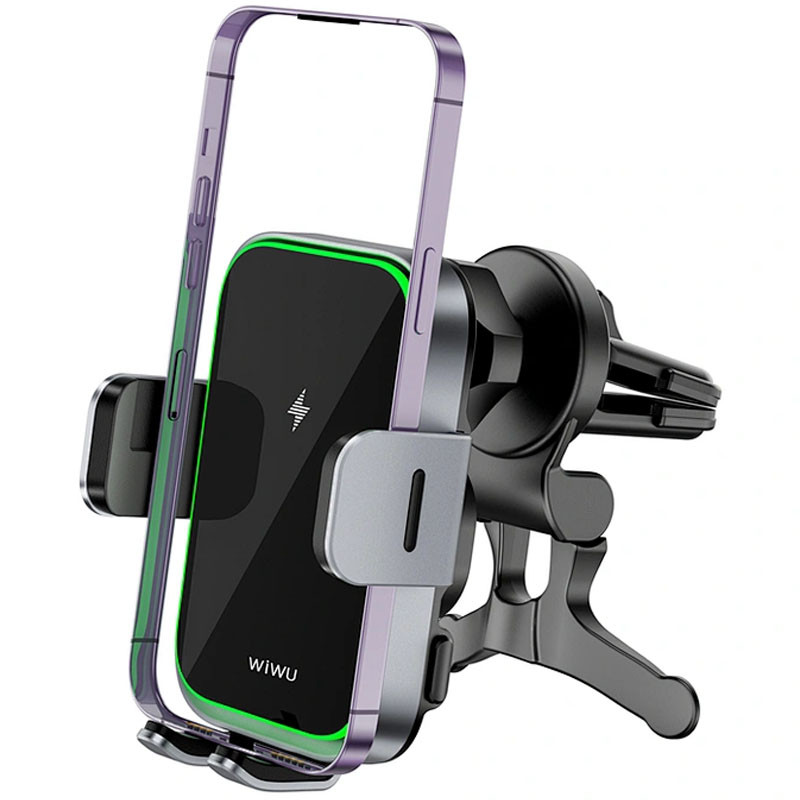 Автодержатель с БЗУ WIWU CH-313 смотреть фото №4