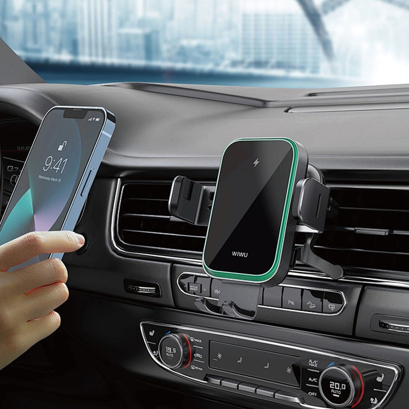Автодержатель с БЗУ WIWU CH-313 смотреть фото №7